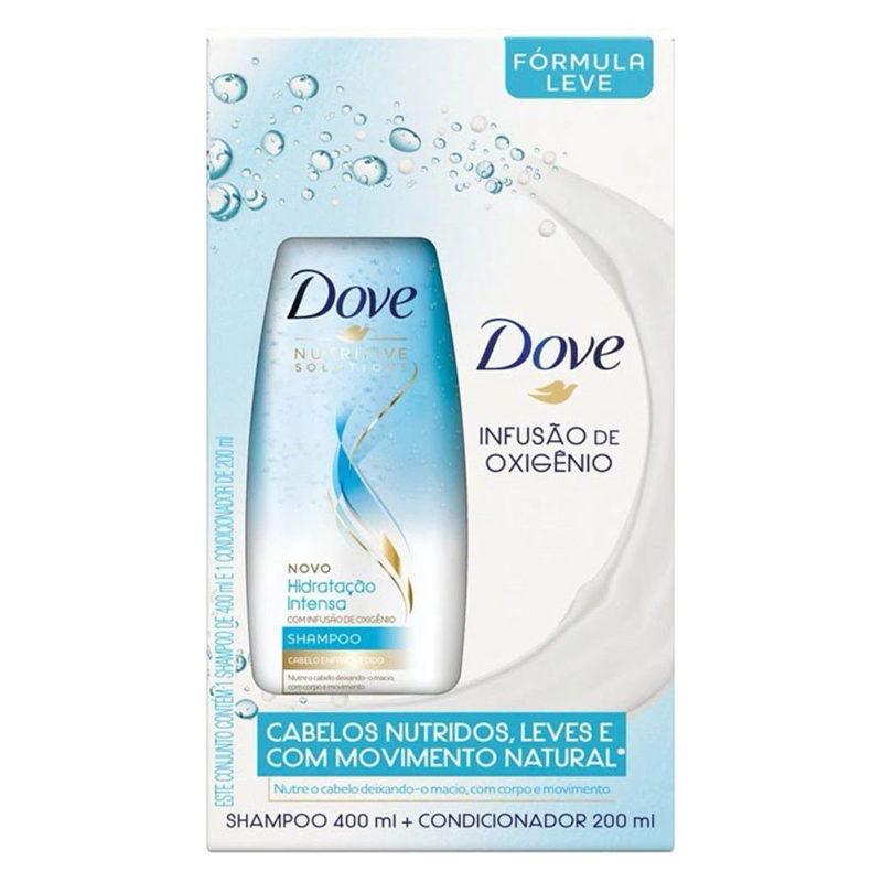 SH DOVE 400ML+COND 200ML HID INTENSA(18)