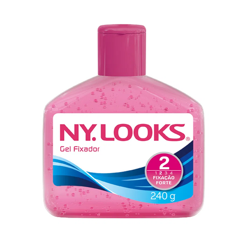 GEL FIXADOR NYLOOKS 240G FAT 2 ROSA (12)