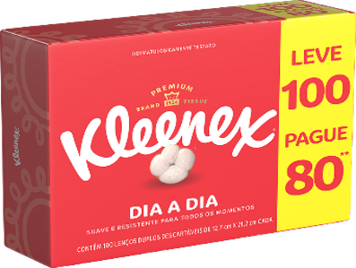 LENÇO FACIAL BOX KLEENEX L100P80X1 (40)