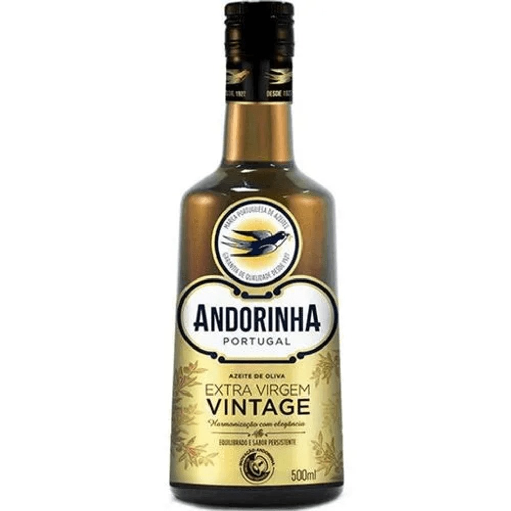 AZEITE EXTRA VIRGEM VINTAGE ANDORINHA VIDRO 500ML (12)