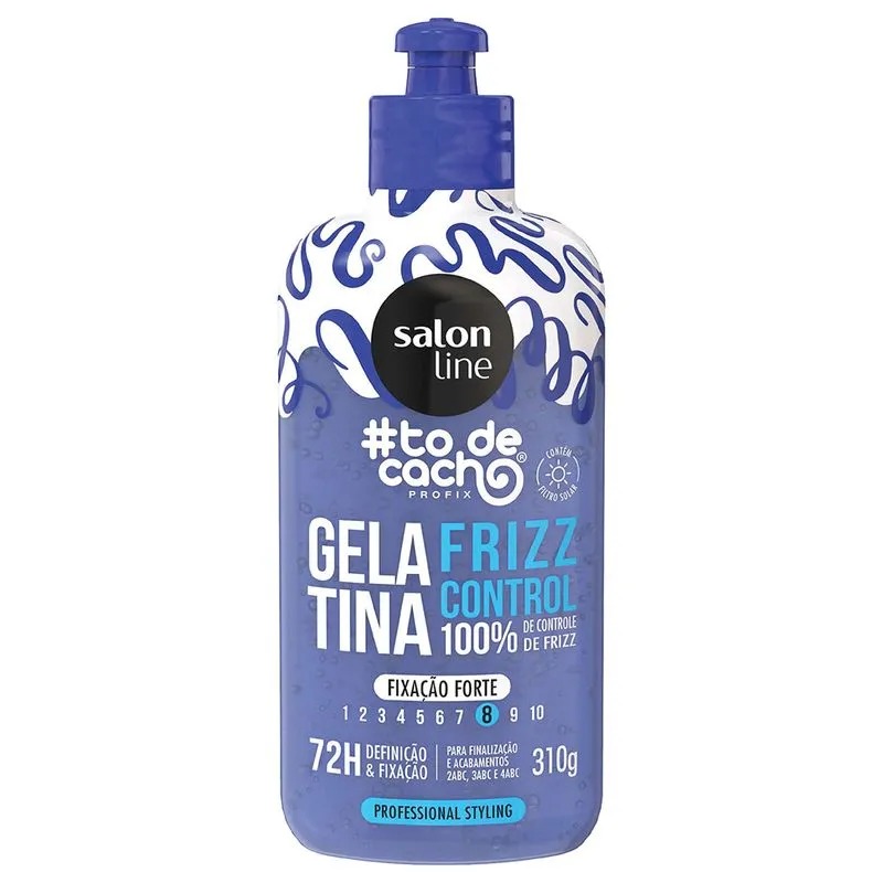 GELATINA SALON LINE 310G TODECACHO FRIZZ CONTROL (6)