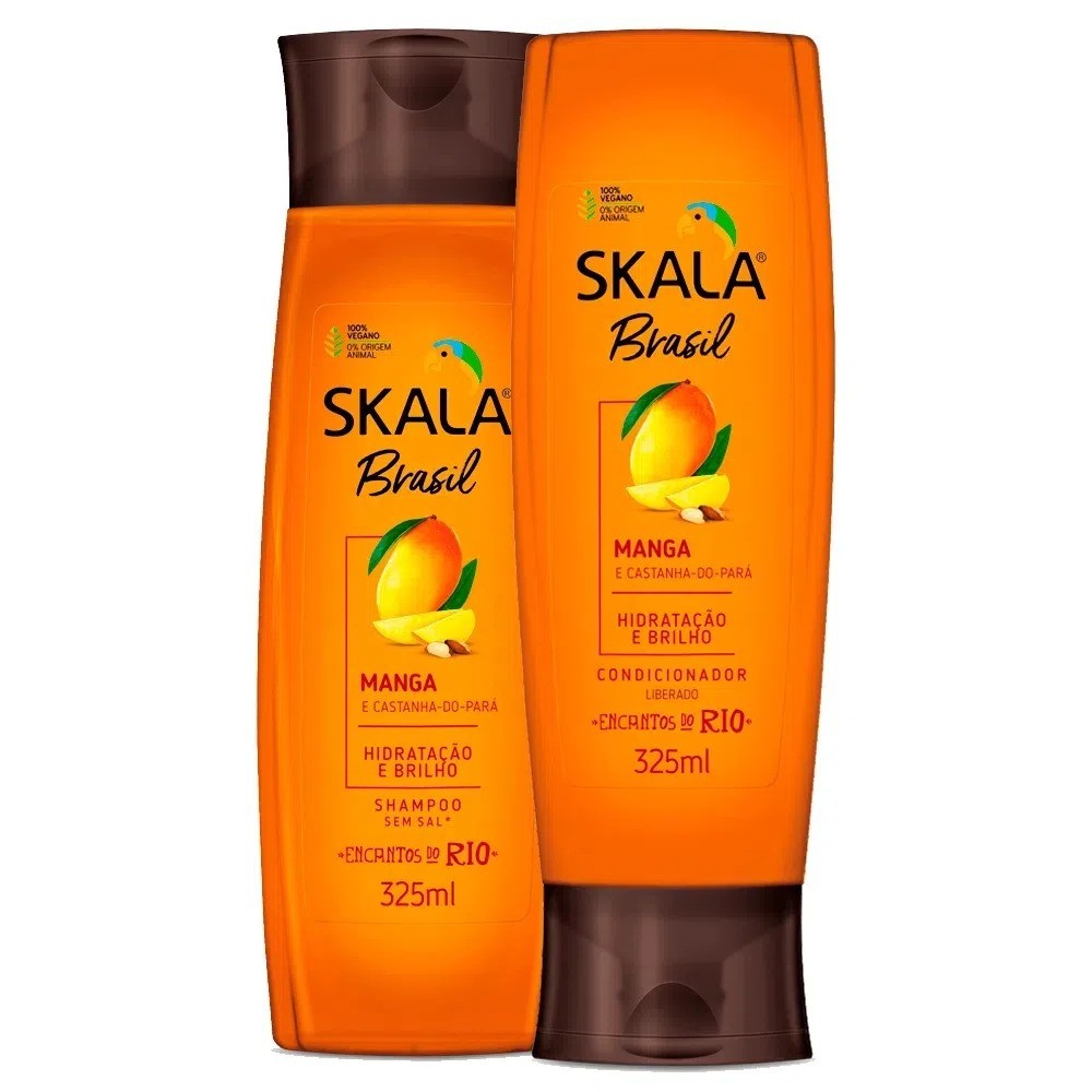 KIT SKALA SH+COND 325ML MANG E CASTAN (6)