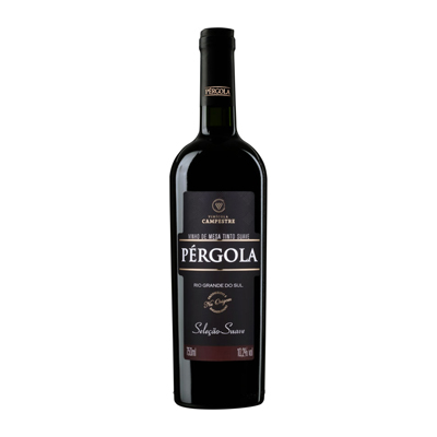 BEB VINHO PERGOLA 750ML TINTO SUAVE (12)