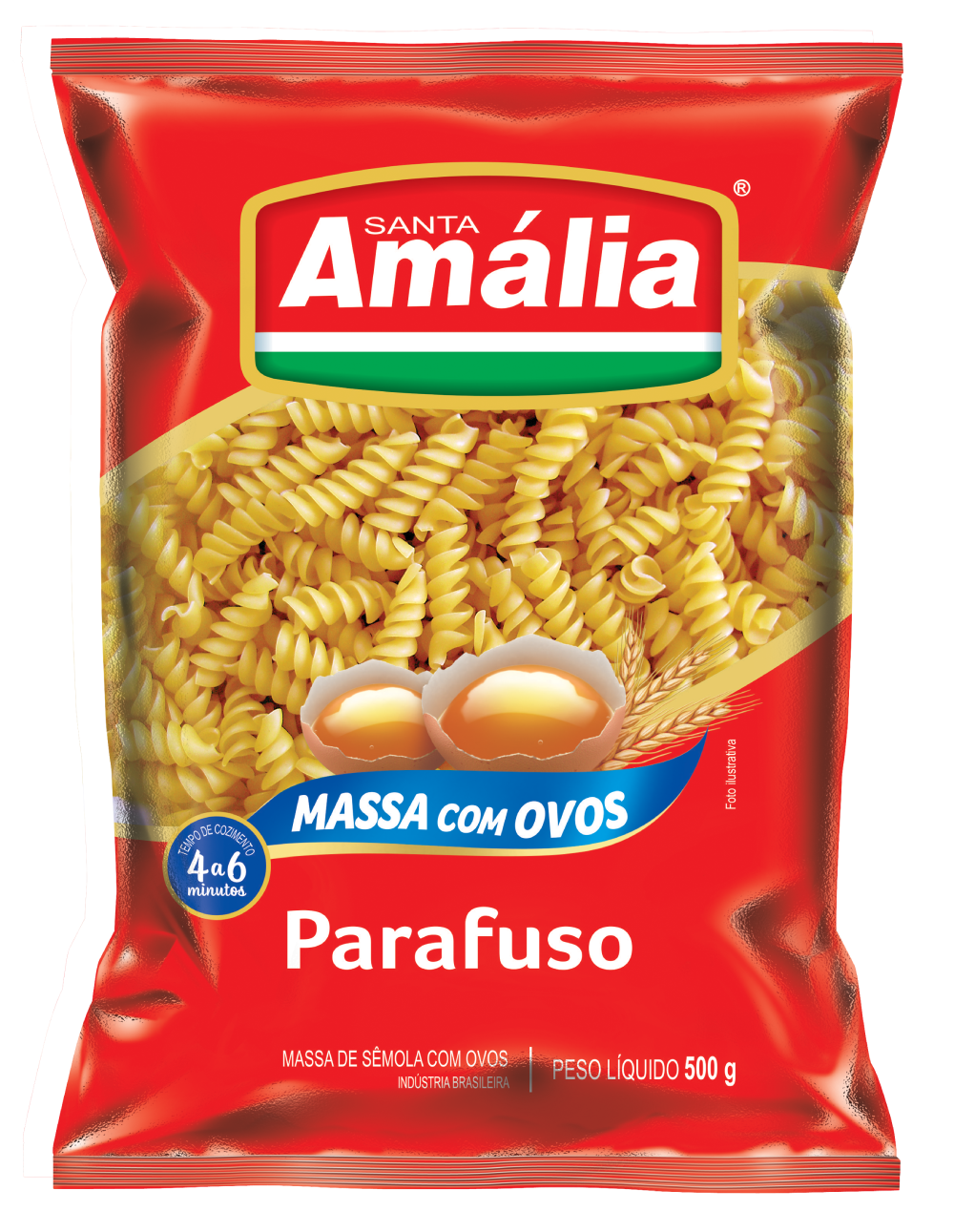 MACARRÃO PARAFUSO OVOS STA AMÁLIA 500GX20