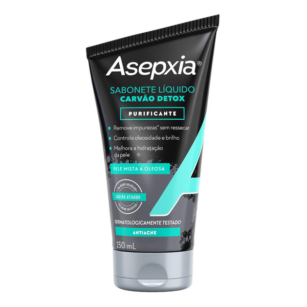 SAB LIQ ASEPXIA 150ML LIMPEZA PROFUNDA (12)