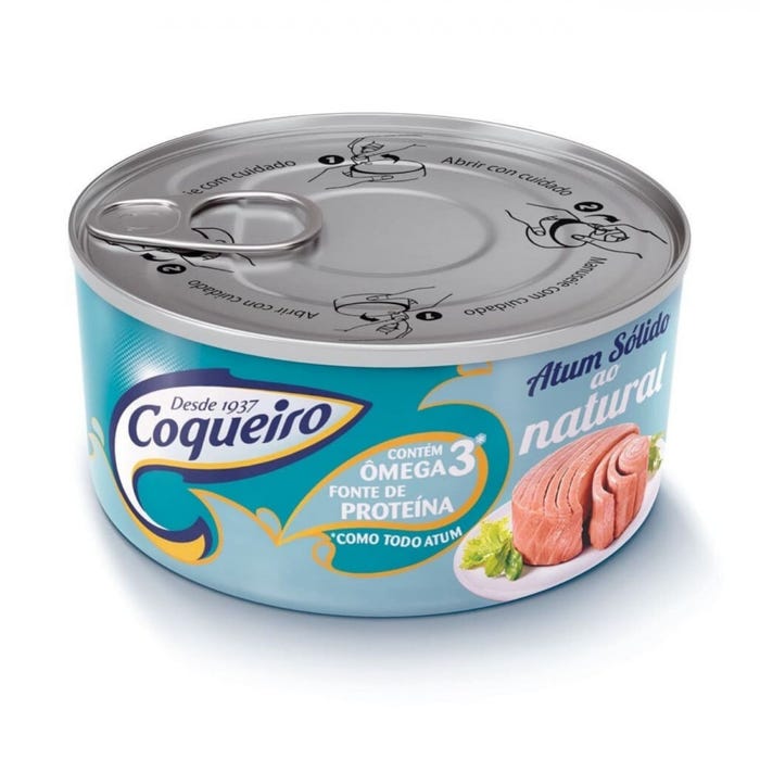 ATUM SOLIDO NATURAL COQUEIRO 170GX6 (24)