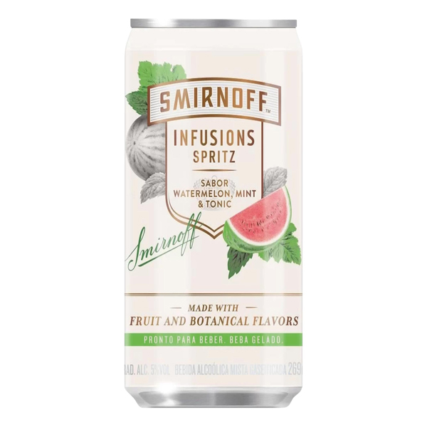 BEB SMIRNOFF 269ML LATA INF SPRITZ MELANCIA MENTA 4X6 (24)
