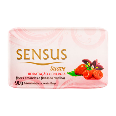 SABONETE IARA SENSUS SUAVE 90G FLOR AMA/FRUTAS VERM (108)
