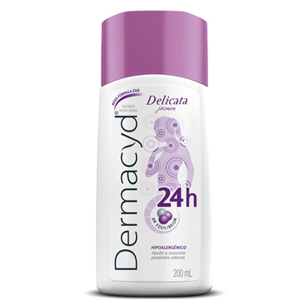 SABONETE LIQUIDO DERMACYD 200ML DELICATA (24)
