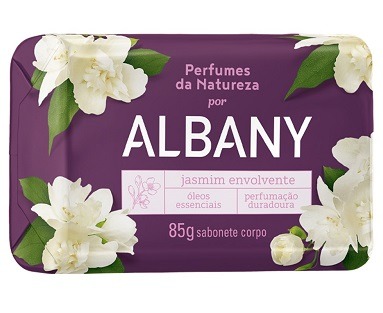 SABONETE ALBANY 85G PERFUME JASMIN (108)