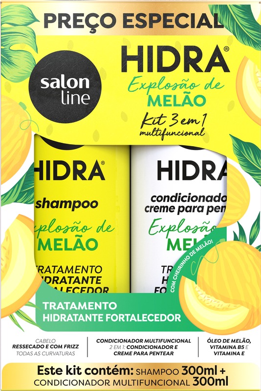 KIT SH 300ML+COND 200ML SALON LINE MELAO (6)