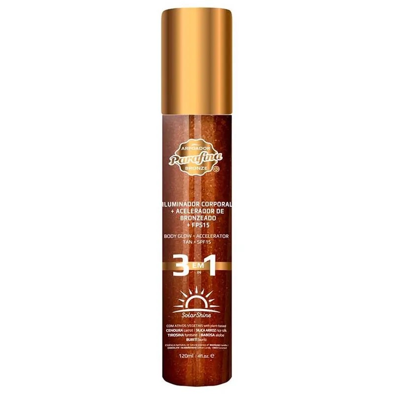 BRONZ E ILUM CORP PARAFINA BRONZE FPS 15 SHINE 120G (24)