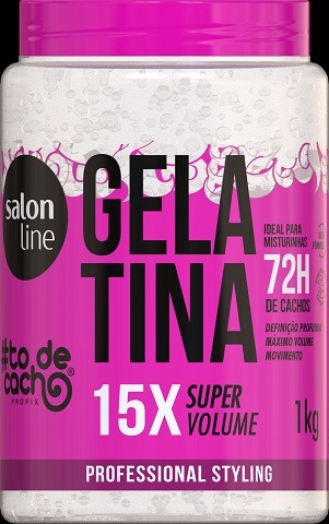 GELATINA SALON LINE 1KG TODECACHO SUPER VOLUME (6)