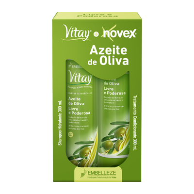 SHAMPOO+CONDICIONADOR NOVEX VITAY 300ML AZEITE OLIVIA (12)