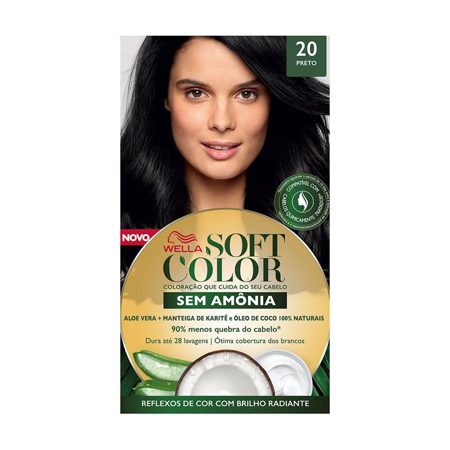 TINTURA SOFT COLORAMA 0020 PRETO (12)