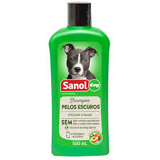 SH SANOL DOG 500ML PELOS ESCUROS (12)