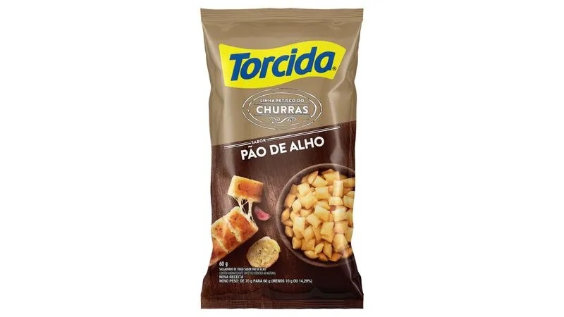 SALGADINHO TORCIDA PAO DE ALHO 60G (24)