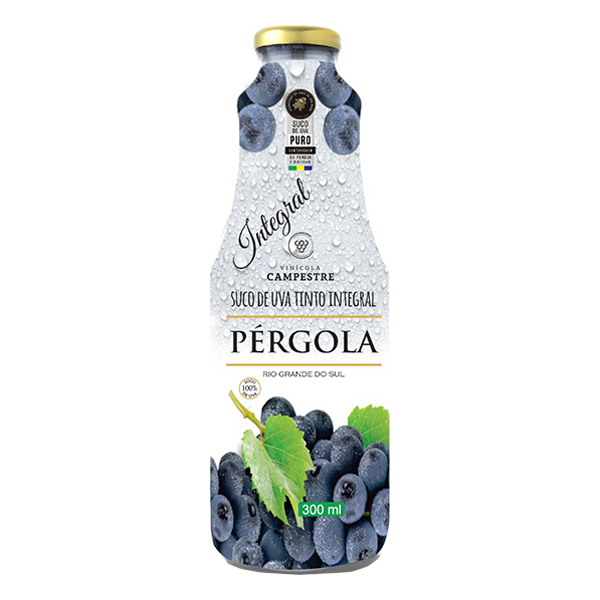 SUCO PERGOLA 300ML VIDRO UVA INTEGRAL (12)