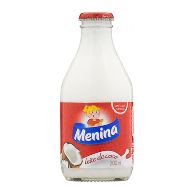 LEITE DE COCO MENINA 0200ML VIDRO (24)