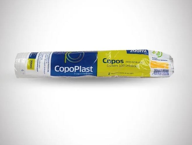 COPO DESC COPOPLAST TRANSP 200ML 100UN (25)