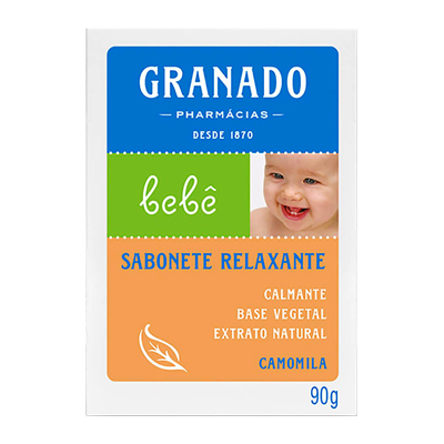 SABONETE GRANADO 90GR GLICERINADO BEBE CAMOMILA (72)