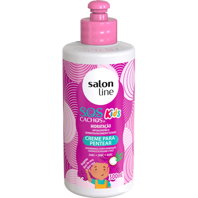 CR PENT SALON LINE 300ML KIDS CACHOS SOS HIDRATACAO (12)