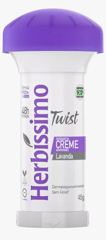 CREME HERBISSIMO TWIST 45G LAVANDA (12)