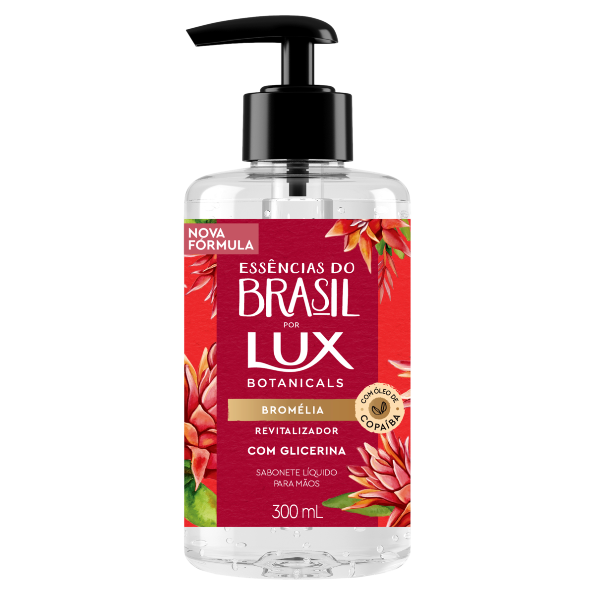 SAB LUX LIQ 300ML ESSENCIAS DO BRASIL MAOS BROMELIA (12)