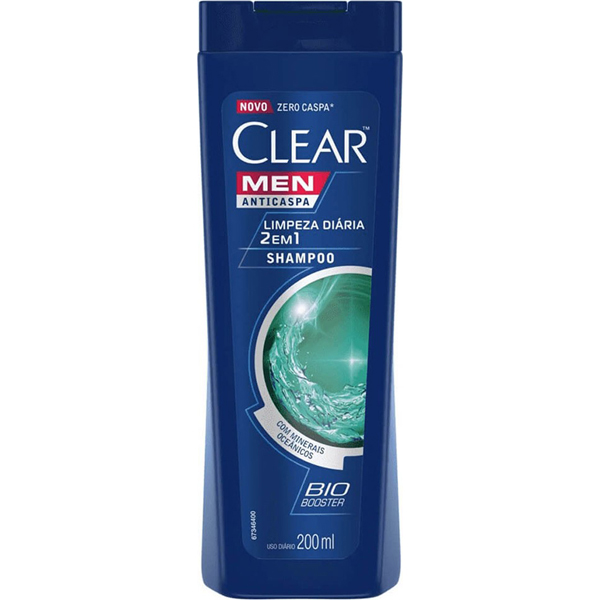 SH CLEAR 200ML MEN 2X1 LIMP DIARIA (12)