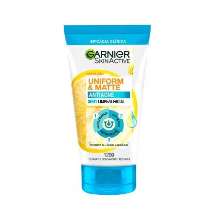ESFOLIANTE GARNIER 120G UNIFORM MATTE 3EM1  (6)