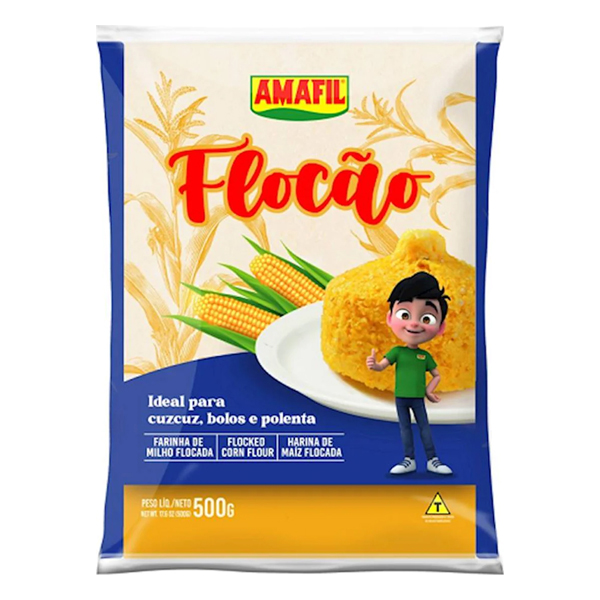 FLOCAO AMAFIL 500G MILHO (20)