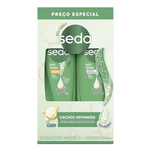 KIT SH+COND SEDA 325ML CACHOS DEFINIDOS (15)