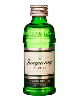 BEB GIN TANQUERAY IMP 050ML LONDON DRY 12UN (120)