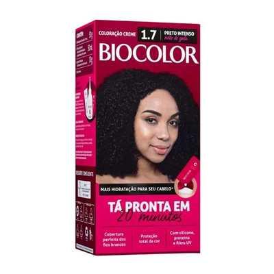 TINT BIOCOLOR 1.7 MK PRETO INTENSO 20MIN (12)