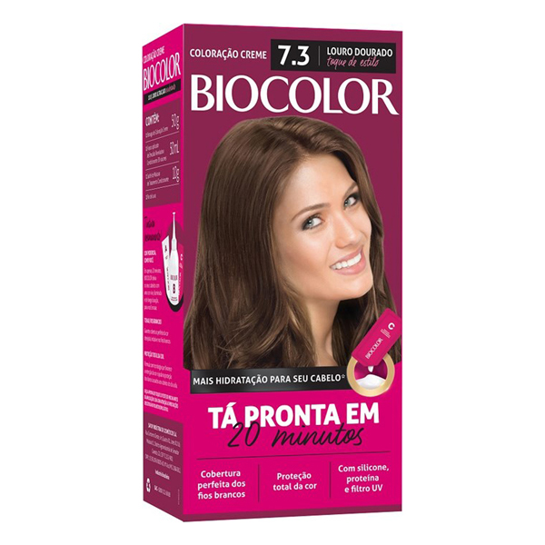 TINT BIOCOLOR 7.3 MK LOURO DOURADO 20MIN (12)