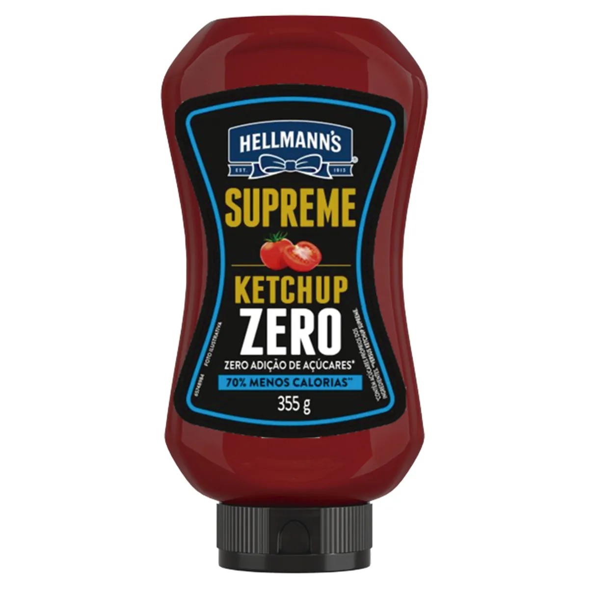 KETCHUP HELLMANNS 390G SUPREME ZERO ACUCAR (24)
