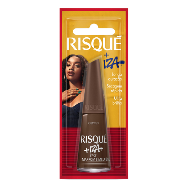 ESM RISQUE BL 8ML CREM IZA MARROM MEU (144)
