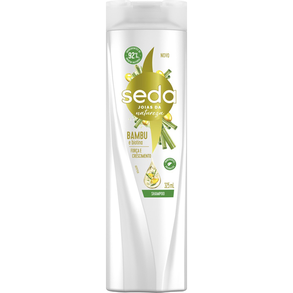 SH SEDA 325ML REC NATURAL BAMBU BIOTINA (12)