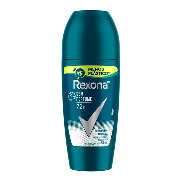 DES REXONA ROLL ON 50ML MASC S/PERFUME (12)