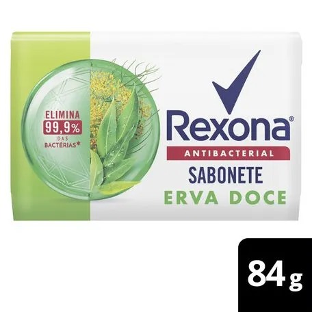 SAB REXONA 84G ANTIBAC ERVA DOCE (108)