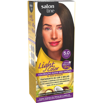 TINT SALON LINE LIGHT COLOR 5.0 CAST CLARO (6)