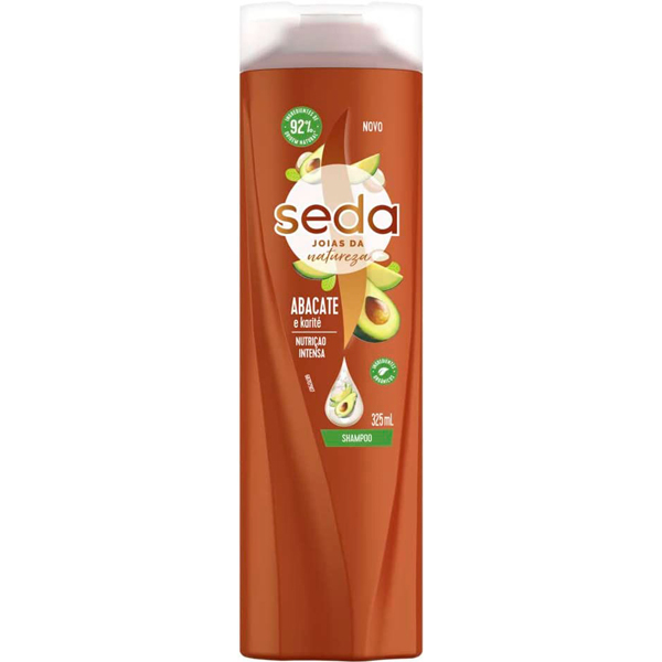 SHAMPOO SEDA 325ML ABACATE E KARITE (12)