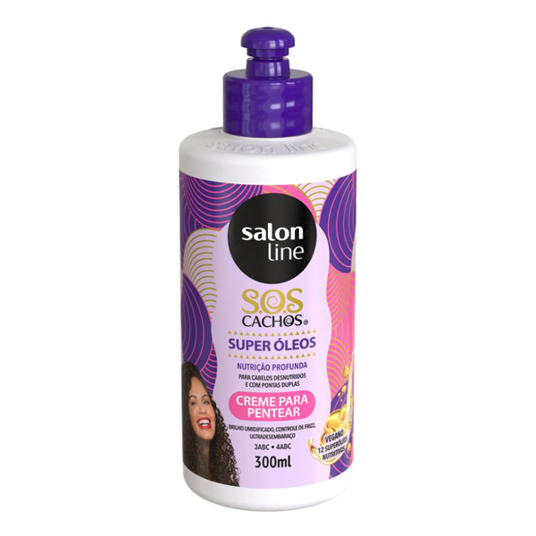 CR PENT SALON LINE 300ML CACHOS SOS SUPER OLEOS (6)