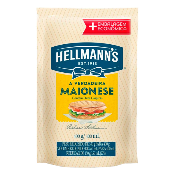 MAIONESE HELLMANNS 400G SCH (12)