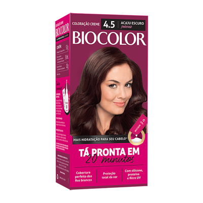TINT BIOCOLOR 4.5 MK ACAJU ESCURO 20MIN (12)