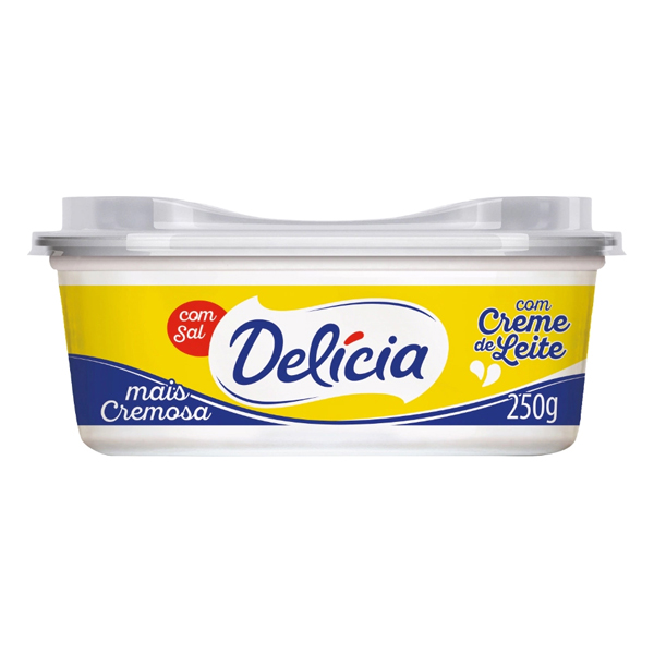 MARG DELICIA CREMOSA 250G C/SAL (24)
