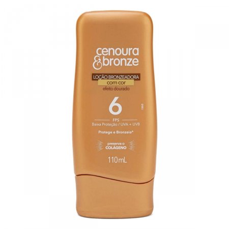 LOCAO BRONZ CENOURA E BRONZE 110ML 6FPS COR EFEITO DOUR  (12)