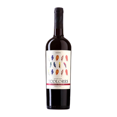 BEBIDAS VINHO 7COLORES RESERVA CABERNET SAUVIGNON PAIS 750ML (6)