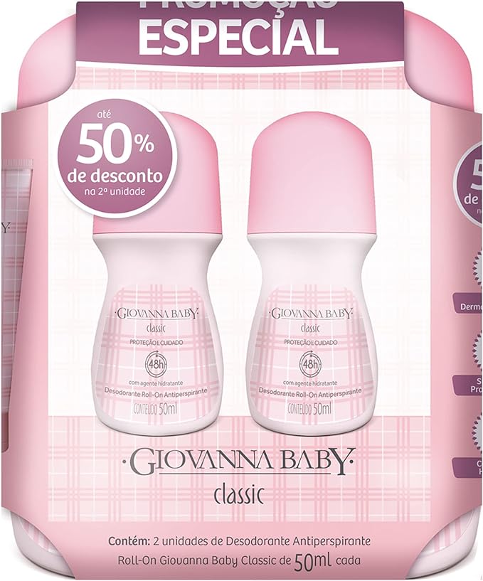 DESODORANTE ROLL ON GIOVANA BABY 50ML 2UN KIT CLASSIC (6)