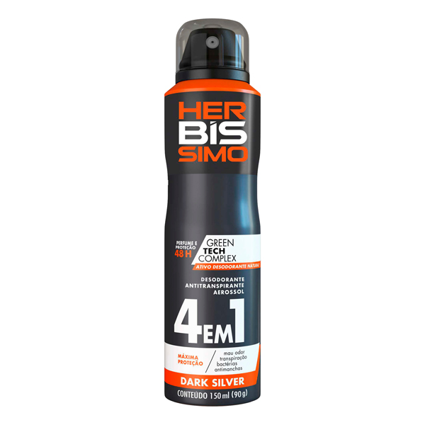 DES AERO HERBIS 150ML MASC DARK SILVER (12)